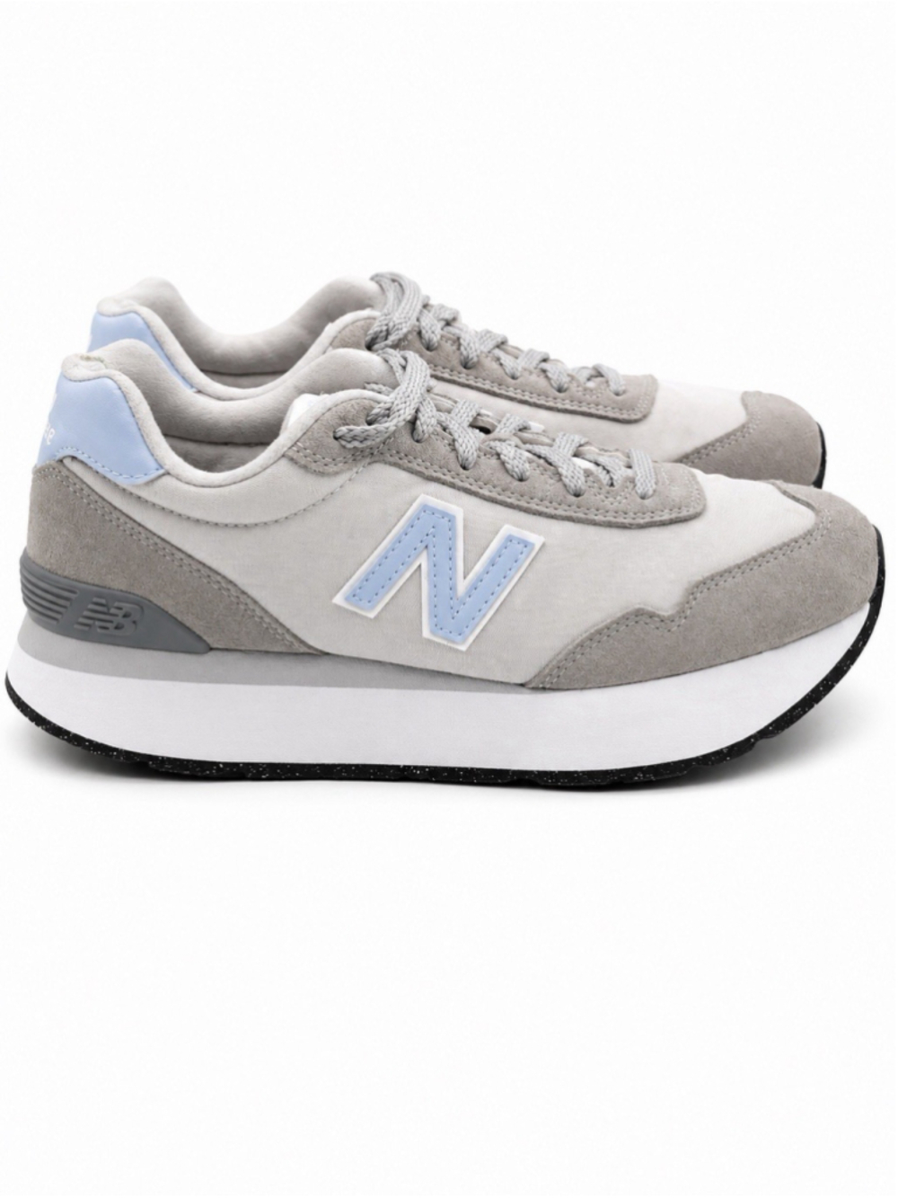 New Balance WL515HSG Gray Blue Retro Lifestyle Sneakers Women’s Size 9